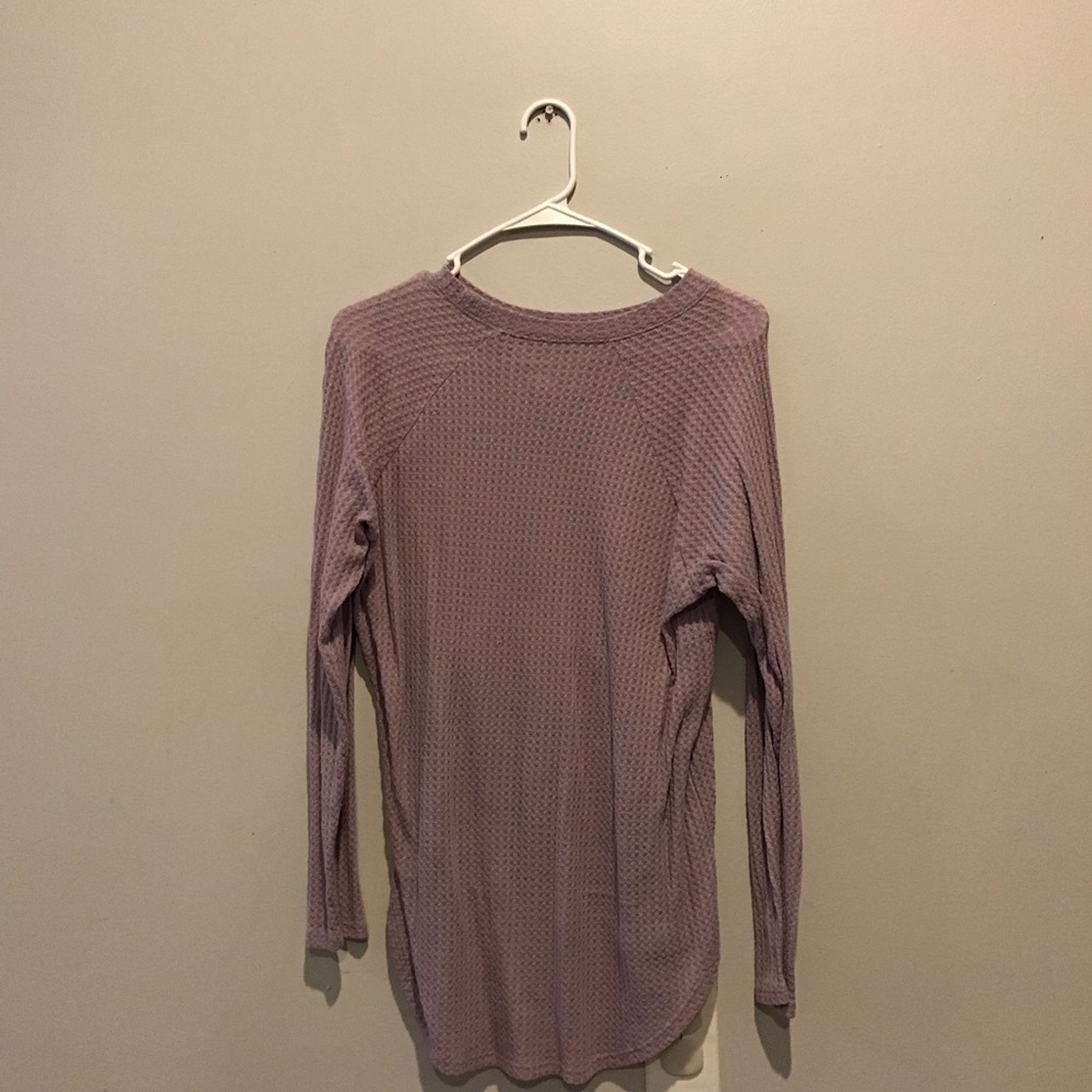 American Eagle Outfitters Lavender Long Sleeve Top